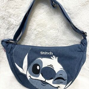 *NWT* Disney Stitch Blue Denim Crossbody Bag